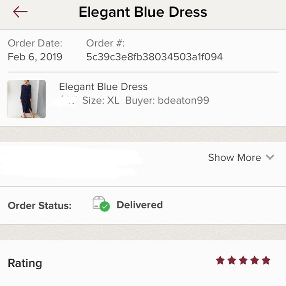 Elegant Olive Jersey dress - Picture 8 of 8